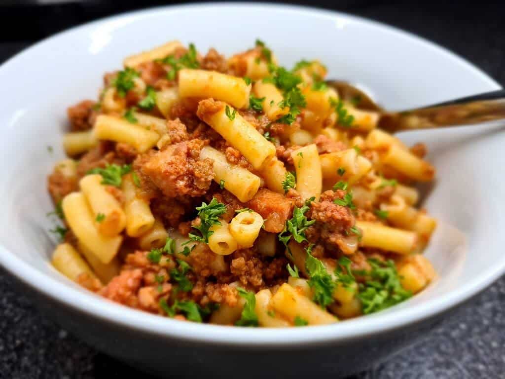 Herbed Beef and Macaroni