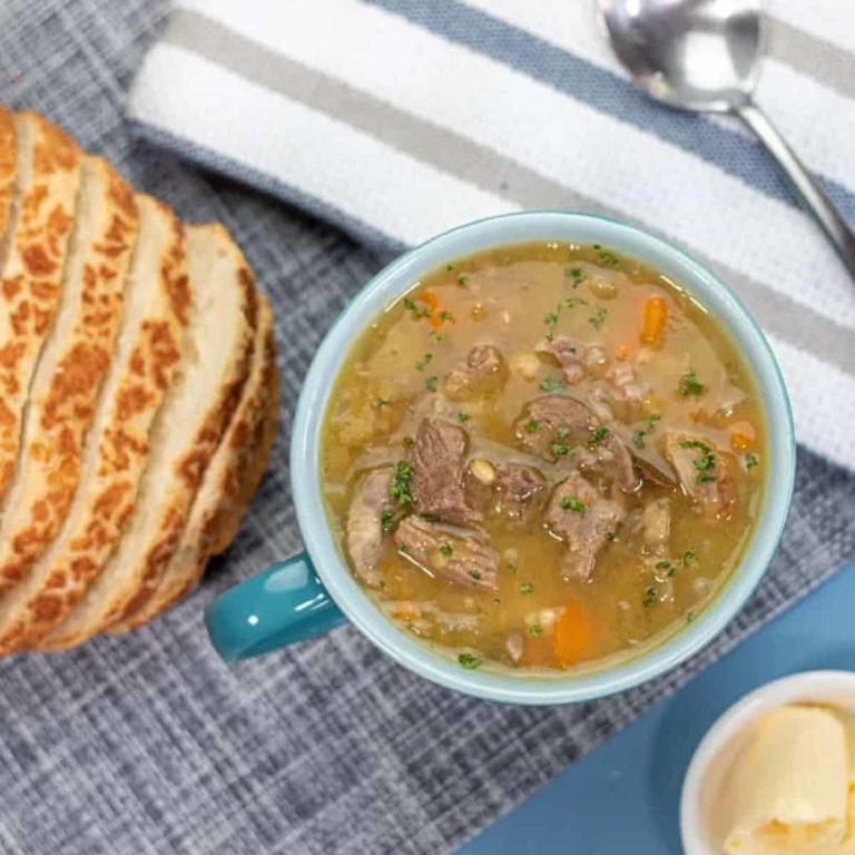 Hearty Leftover Roast Lamb and Vegetable Soup
