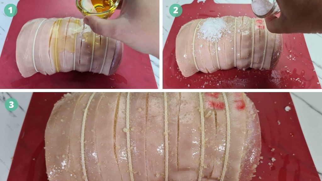 Air Fryer Roast Pork With Crispy Crackling