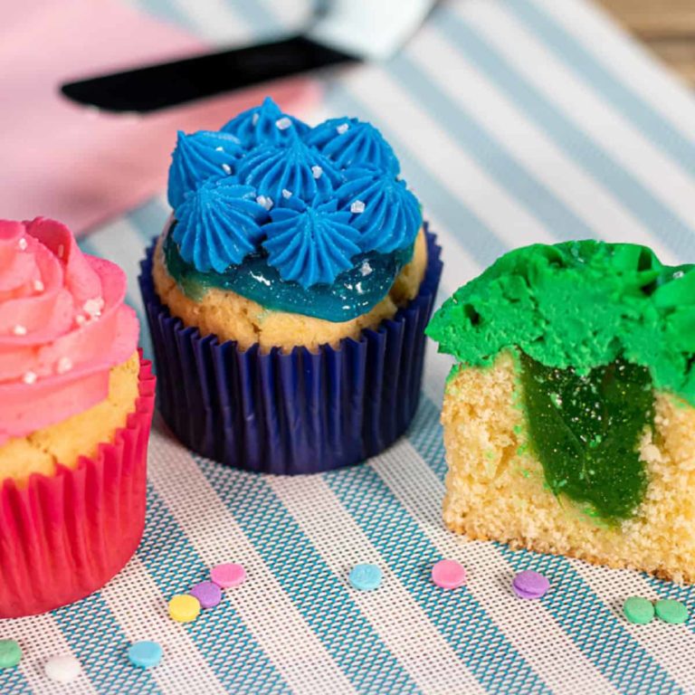 Fun Edible Slime Cupcakes For A Child’s Birthday Party