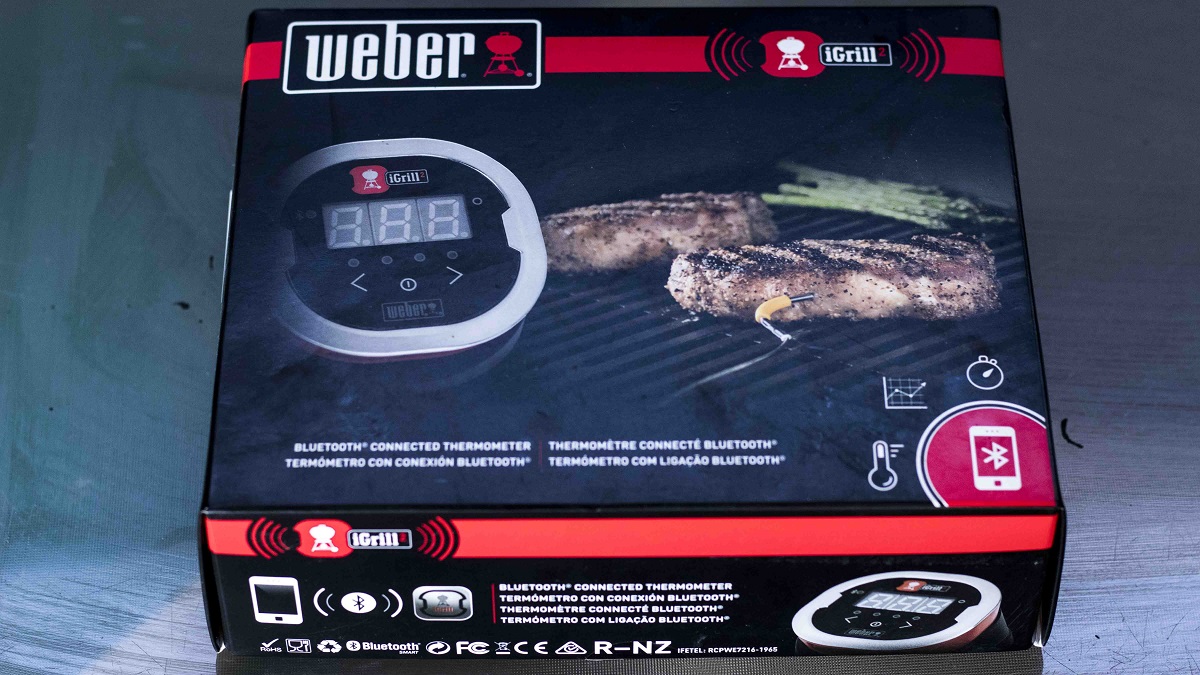 Weber Q roast pork