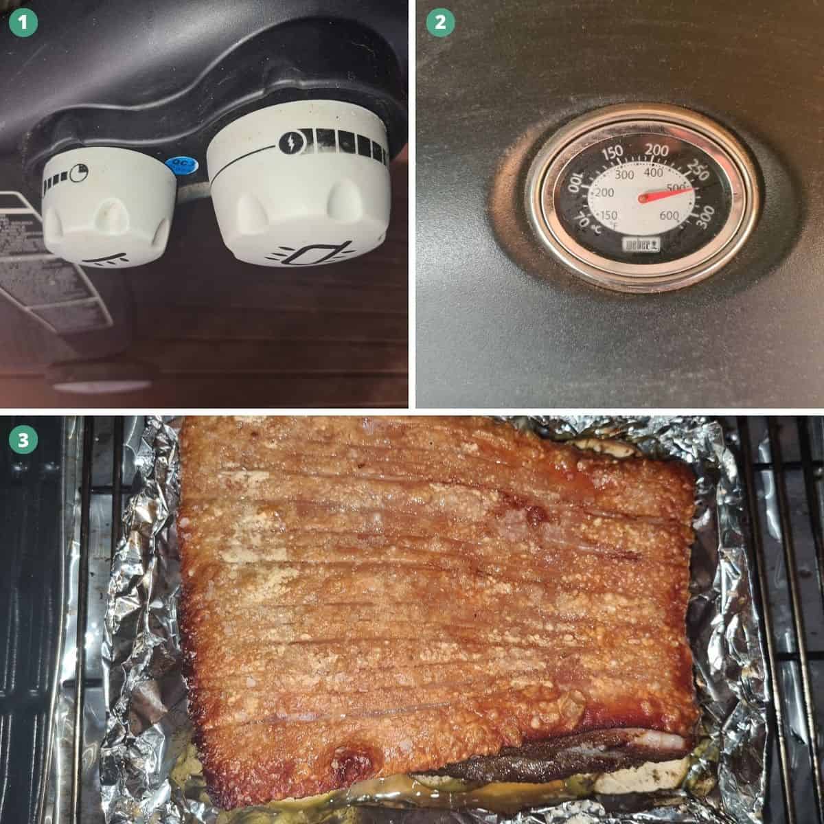 Weber Q Roast Pork Belly