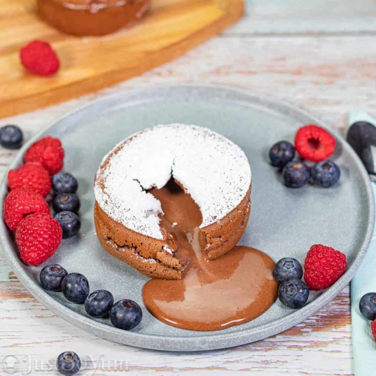8-Minute Air Fryer Milo Lava Cake Recipe For Two