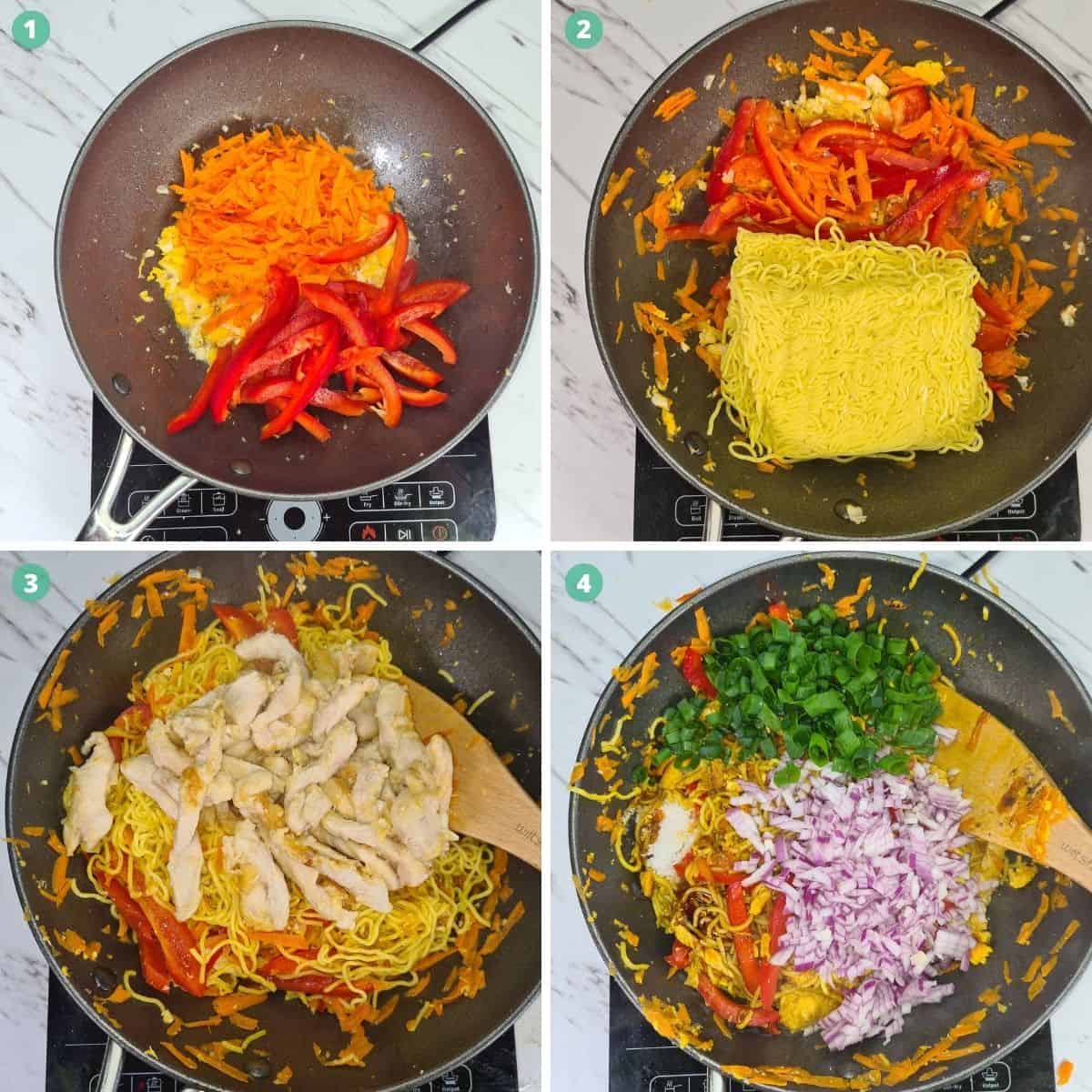 Chicken Singapore Noodles Recipe