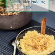 pinterest-pin-image-for-easy-vanilla-rice-pudding