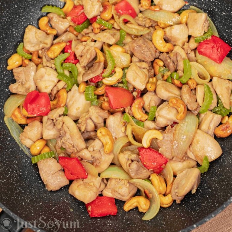 Authentic Asian Style Chicken Cashew Stir Fry Recipe