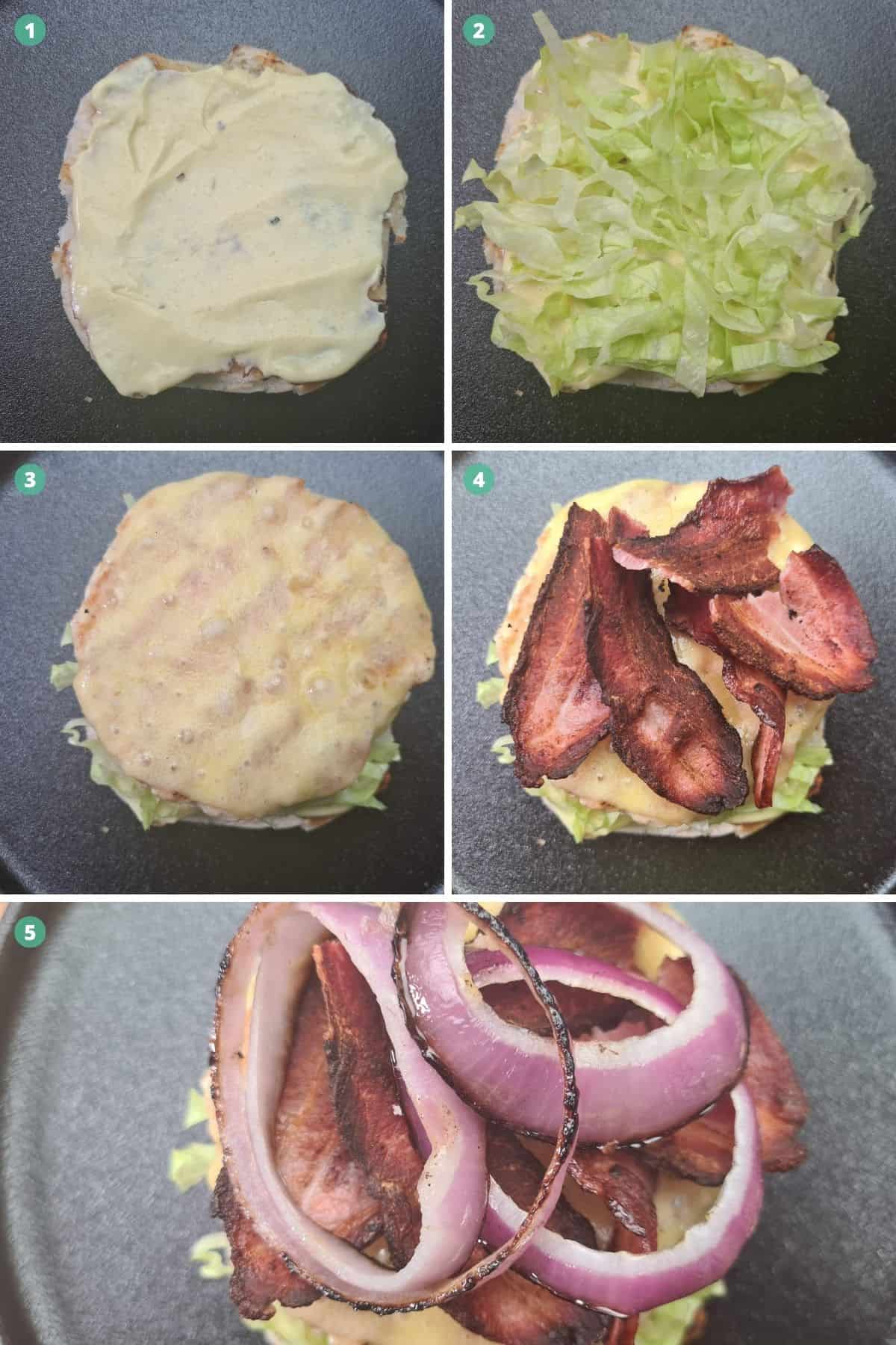 Weber Q Chicken Burger