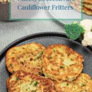 pinterest-image-for-cheesy-broccoli-and-cauliflower-fritters