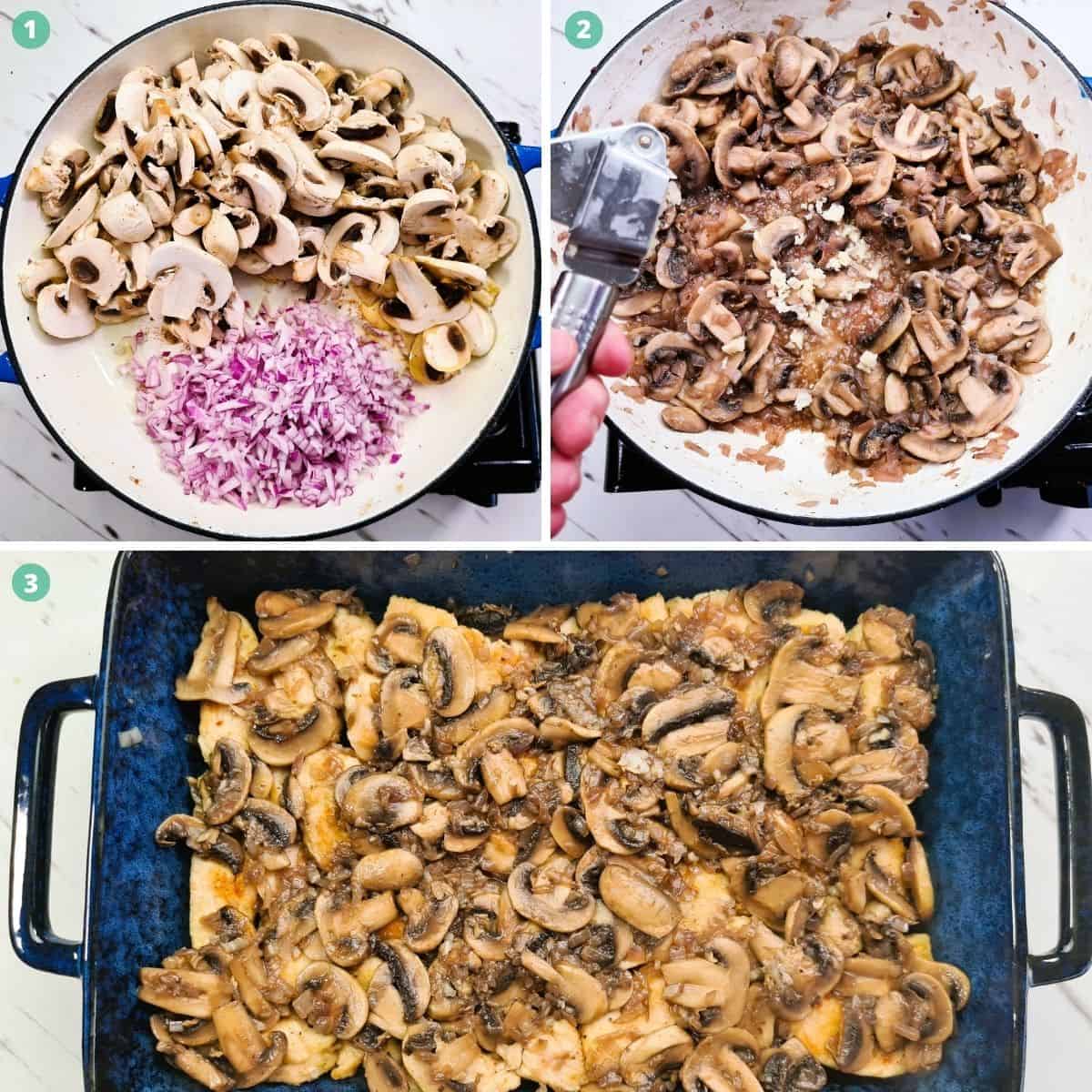 Weber Q Chicken and Mushroom Casserole