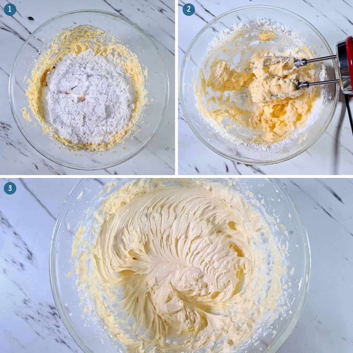 adding-the-icing-sugar-to-the-mixture-for-cream-cheese-frosting