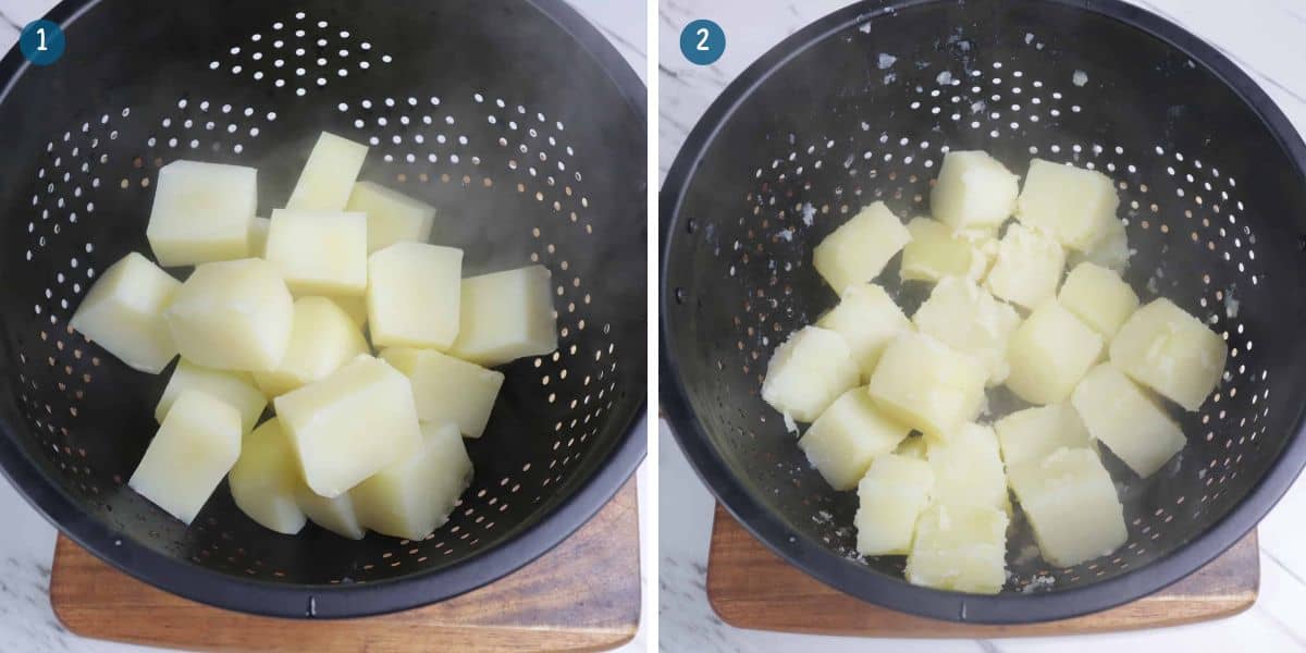 tossing-the-potatoes-for-crispy-roasted-lemon-pepper-potatoes