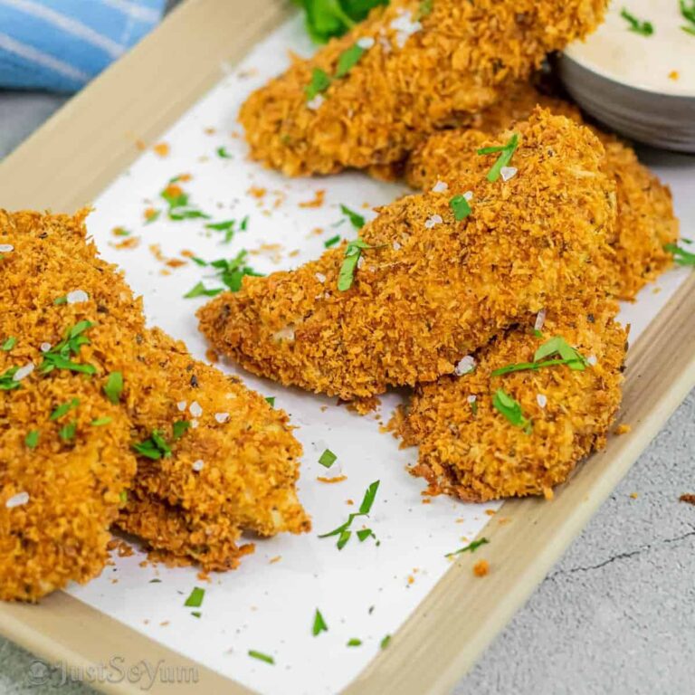 Perfect Crispy Golden Oven-Baked Chicken Tenders