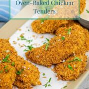 pinterest-image-for-crispy-golden-oven-baked-chicken-tenders